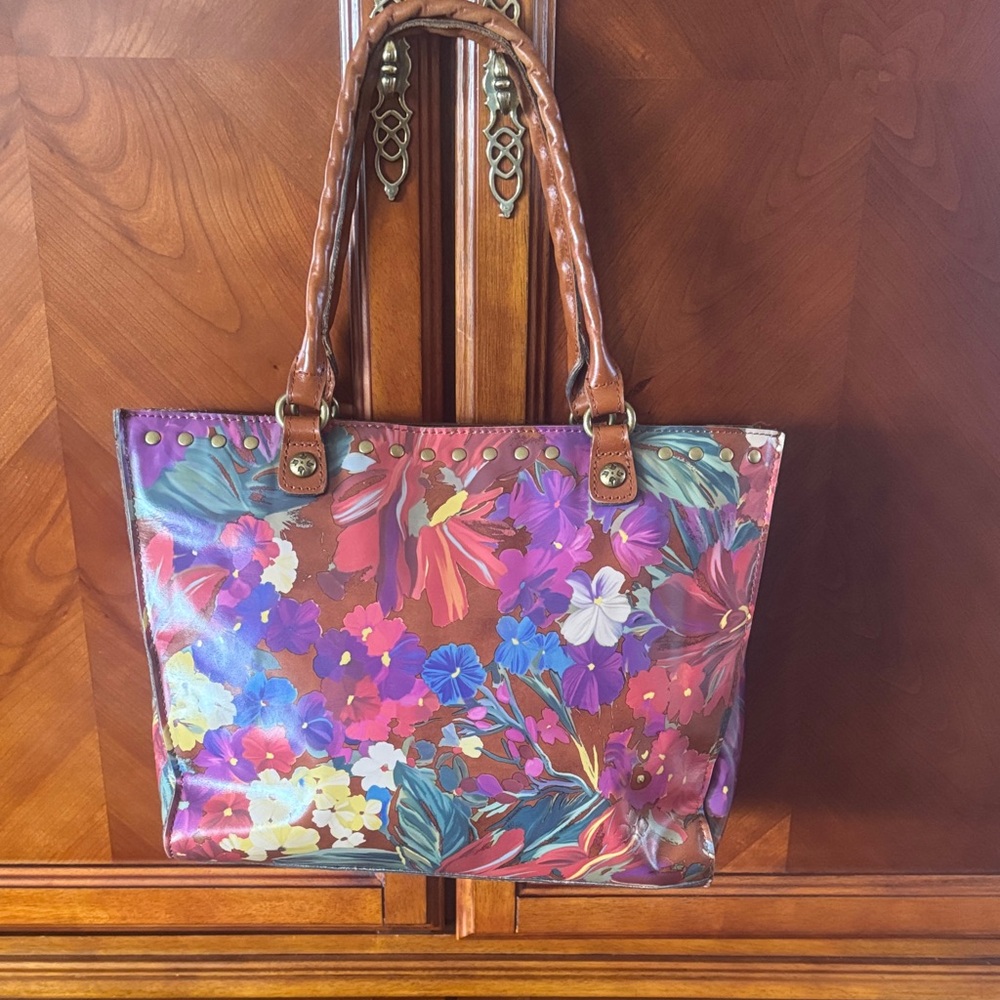 Colorful Floral Tote Bag